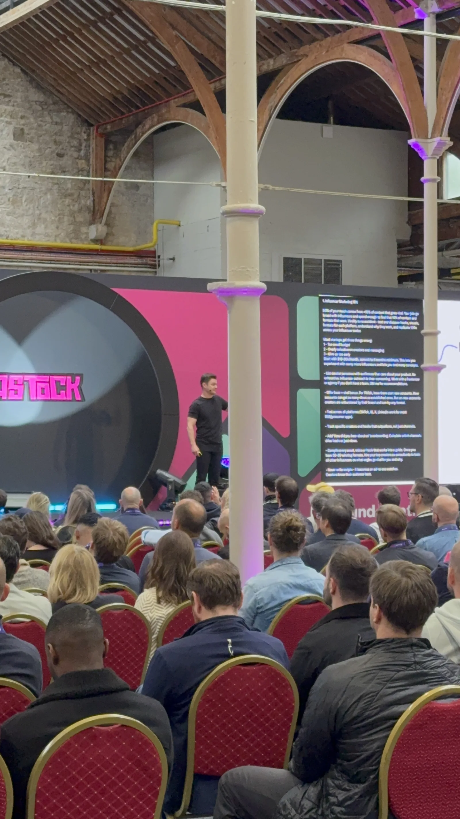 Founderpath presenting on the main stage in Dublin