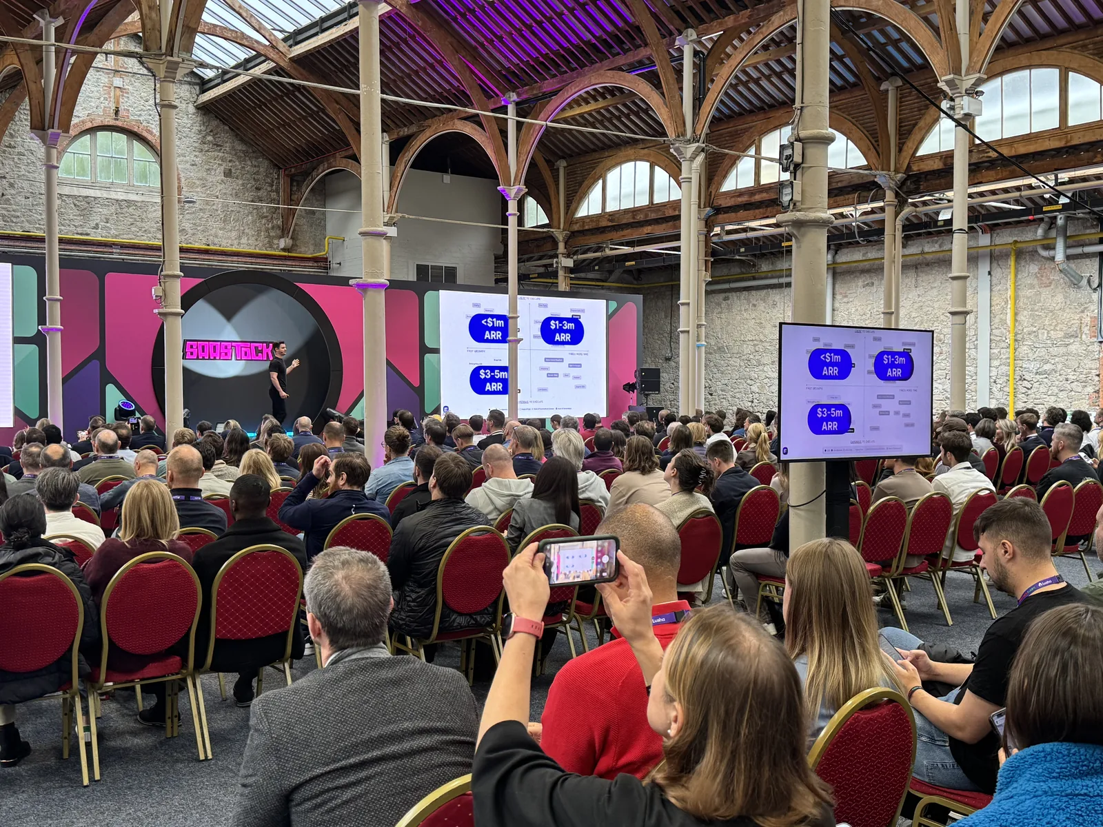 Founders filling the main-stage seats in Dublin